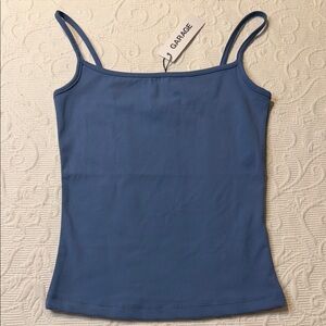 Garage Blue Icon Scoop Neck Strap Camisole/Tank. NWT. XS